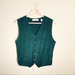 Cable Knit Vest